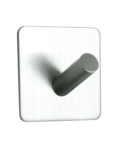 Base 200 1-koukku - Satinoitu ruostumaton teräs - Beslag Design