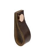 Nahkavedin Loop - Ruskea nahka / Kupari  - Beslag Design