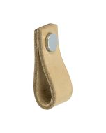Nahkavedin Loop - Värjäämätön nahka / Kiillotettu kromi - Beslag Design