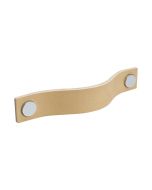 Loop kaapin vedini  - Värjäämätön nahka / Kromi - Beslag Design