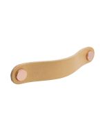 Loop Round vedin - Natural nahka / kiillotettu kupari - Beslag Design